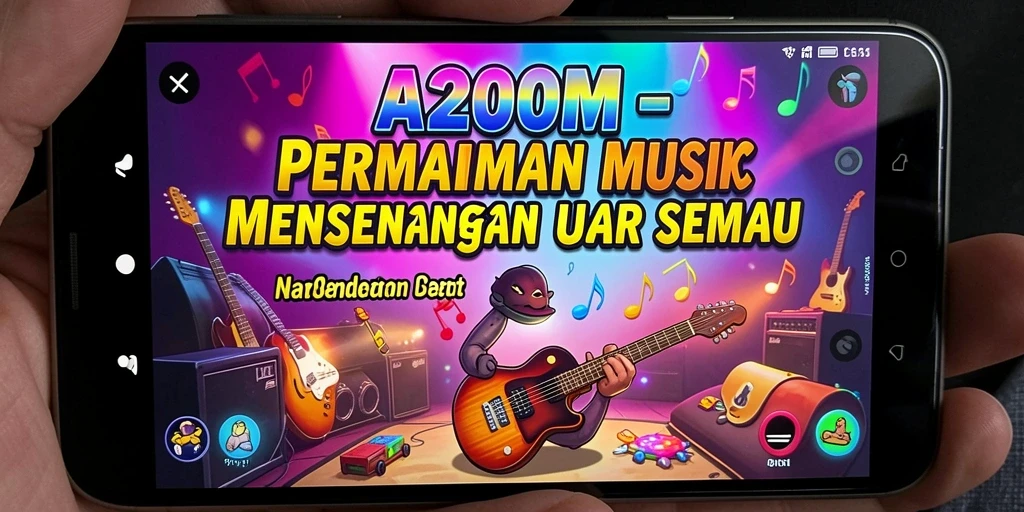 Tampilan gameplay A200M yang menarik dan interaktif.