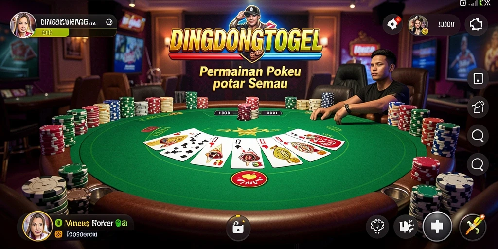 Tampilan gameplay seru di dalam aplikasi DINGDONGTOGEL.