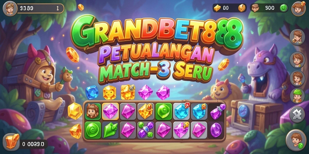 Tampilan permainan GRANDBET88 yang penuh warna dan menarik.