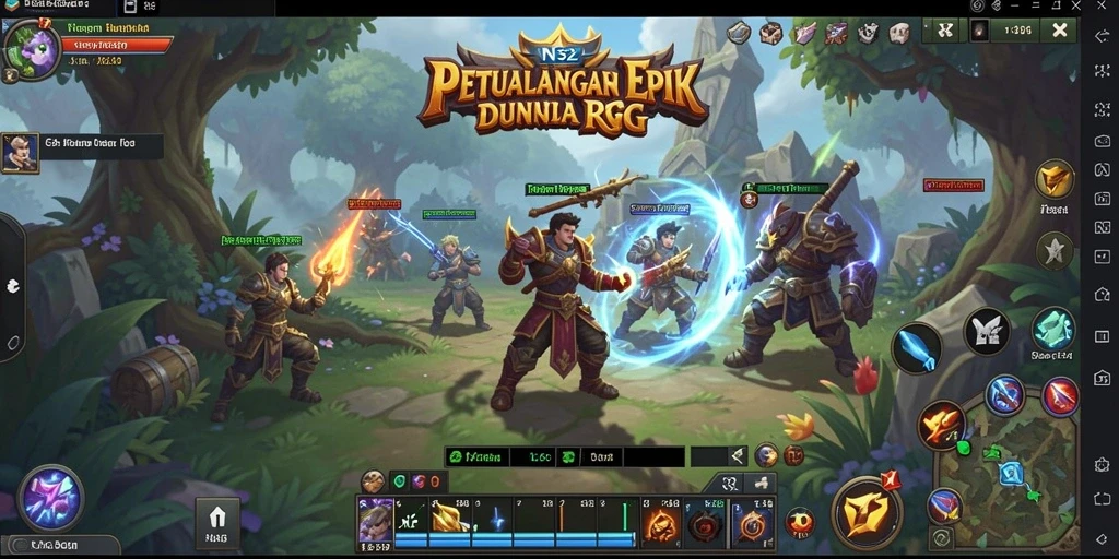 Tampilan menakjubkan dari gameplay RPG yang mendebarkan di N32.