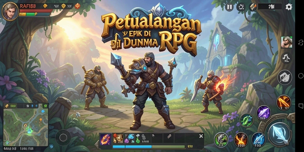 Tampilan gameplay menarik dari RAFI88 dengan aksi RPG penuh memicu adrenalin.