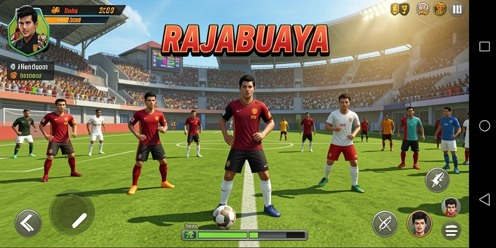 Tampilan gameplay RAJABUAYA yang menawan dari cabang olahraga.