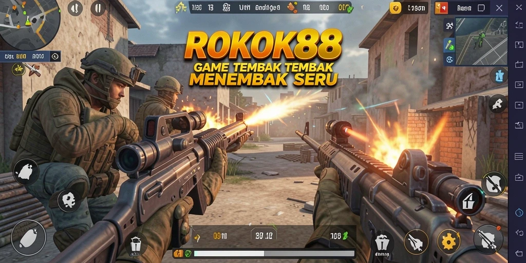Tangkapan layar gameplay ROKOK88 yang seru dan menegangkan.