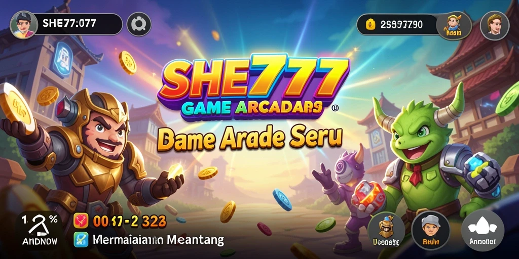 Tampilan gameplay SHE777 yang menantang dan penuh warna.