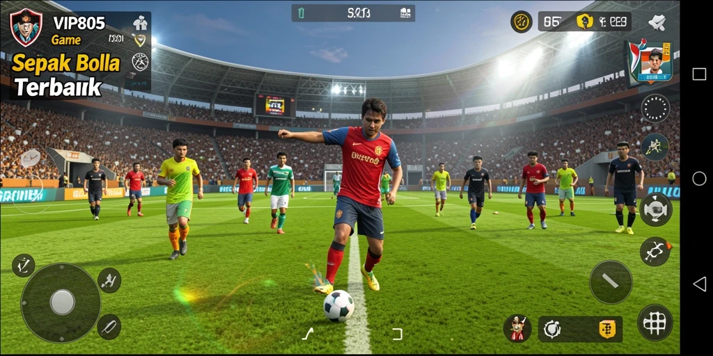 Tampilan gameplay utama dari VIP805 yang seru dan mendebarkan.